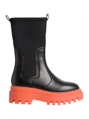 Produktbild von Calvin Klein Damen Stiefeletten YW0YW00742 BDS Farbe: Schwarz Größe: 39