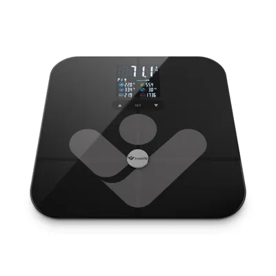Zdjęcie produktu dla TrueLife TLFSW7BTB, Elektroniczna waga osobista, 180 kg, 100 g, Czarny, kg, Kwadrat