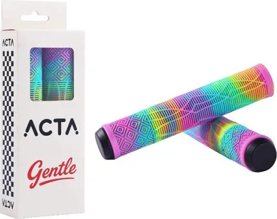 Immagine prodotto di Manopole per monopattino freestyle - Gentle - 160 mm - Rainbow - ACTA