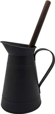 Produktbild von Redecker WC-Metallkanne mit WC-Bürste, schwarz