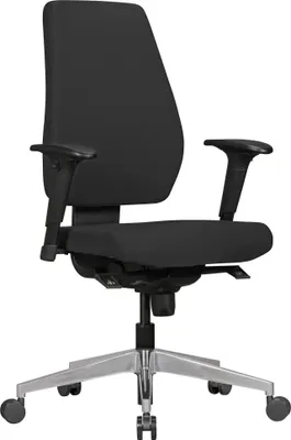 Produktbild von Amstyle Bürostuhl Darius schwarz Stoffbezug Drehstuhl mit 3-Punkt Synchronmechanik; SPM1.280