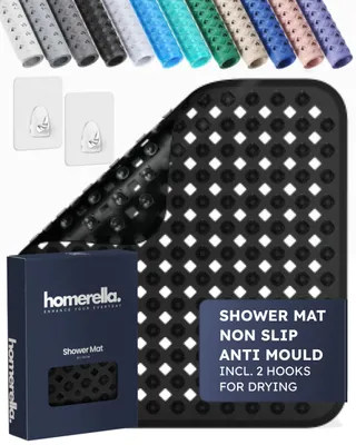 Imagen del producto de Alfombrilla antideslizante para ducha, 53x53 cm, color , antideslizante para usar en la ducha