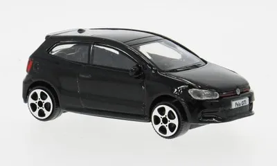 Produktbild von Bburago BBU18-30233BLACK - 1/43 - VW Polo V GTI, schwarz - Neu