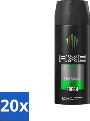 Obrázek produktu pro AXE - Deodorant ve spreji - Africa - Pomeranč a santalové dřevo - Péče - 150 ml - Výhodné balení - 20 kusů