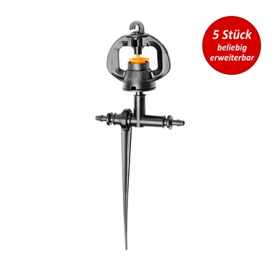 Produktbild von UPP Mikro Kreisregner Sprüh Bewässerung Sektorenregner 7,5 m 18 tlg. Set