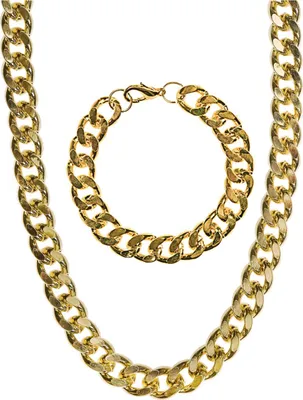 Produktbild von Rapper Goldkette und Armband