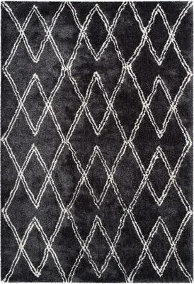 Produktbild von Teppich >Orlando< in Anthrazit, 100% Polyester - 150x80cm (LxB)