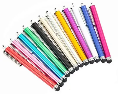 Produktbild von Universal-Touchstift - Hochempfindlich - Für Smartphone/iPad/Tablets - 12er Pack - Kapazitive Stift - Allzweck-Touchstift