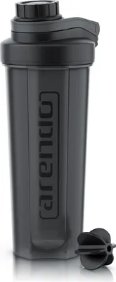 Immagine prodotto di Arendo Protein Shaker Shaker per proteine, shaker per proteine, 700 ml, richiudibile, lavabile in lavastoviglie, senza BPA, shaker con pallina di miscelazione, tazza per miscelazione di proteine, per viaggi, yoga, fitness, sport