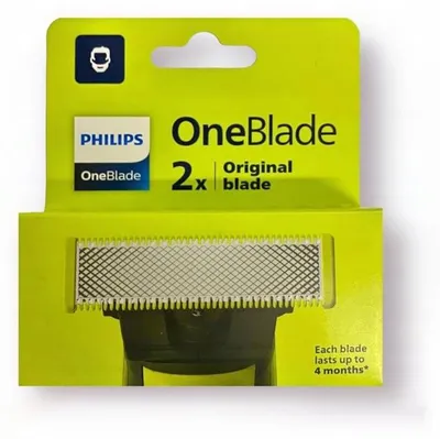 Produktbild von Philips Norelco OneBlade OneBlade QP220/50 Ersatzklinge, Rasierklinge, Schwarz, Grün, Edelstahl, QP25xx, QP65xx