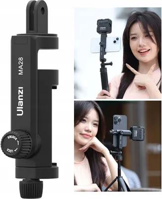 Zdjęcie produktu dla Uchwyt Mocowanie na Telefon Smartfon na System GoPro ISO Obrót 360s ULANZI / MA28