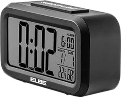 Produktbild von Elbe Rd668n Wecker Schwarz One Size / EU Plug 220V Schwarz One Size