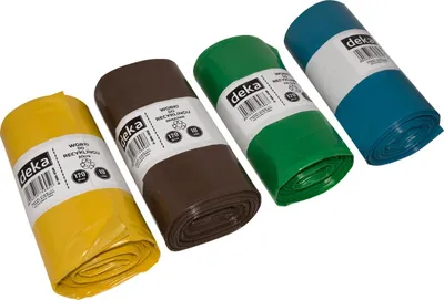Produktbild von Brauner Bioabfall-Recyclingsack 120L A10 - D-300-0135