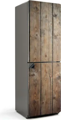Produktbild von Vertikale Holzbretter – Magnetische Kühlschrank Abdeckung – Dekorfolie magnetisch Küche – Kühlschrank Magnet Deko – selbstklebende Magnettafel – Magnetfolie für Kühlschranktür – 60x190 cm