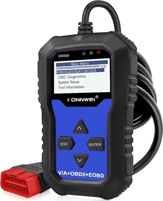 Obrázek produktu pro Konnwei KW350 autodiagnostika OBDII pro VW, Škoda, Seat, Audi, podpora VAG, OBDII