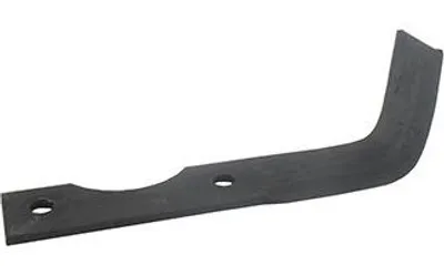 Image de Couteau droit pour motobineuse, adapté pour Agria, remplace l'original 17548, NH17548. Longueur : 175 mm, diamètre d'alésage ø 9 mm, entraxe