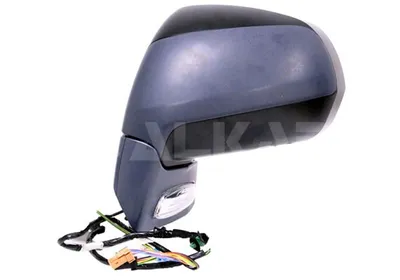 Produktbild von ALKAR 6125858 Außenspiegel Seitenspiegel Links für CITROËN C4 Grand Picasso I (UA) Beheizt mit Memory Konvex Grundiert Elektrisch