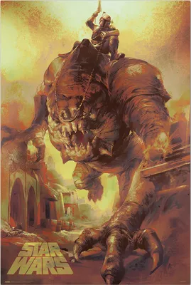 Produktbild von Star Wars - Rancor Ride - Poster Druck - Größe 61x91,5 cm