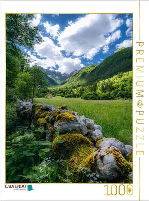 Produktbild von CALVENDO Puzzle Soča Tal | 1000 Teile Lege-Größe 64x48cm Foto-Puzzle für glückliche Stunden