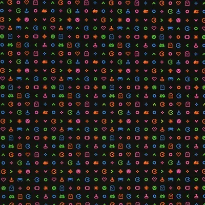 Produktbild von Geschenkpapier mit Gaming Motiv 70cm x 2m Rolle Schwarz / Bunt