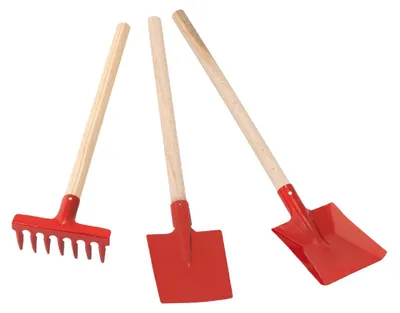 Produktbild von Redecker Kinder-Gartenset, 3er Set, rot