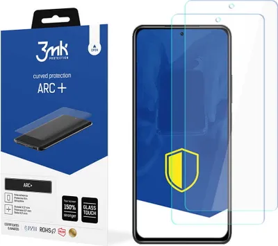 Produktbild von 3mk Display Schutzfolie ARC+ für Xiaomi 11T  0,17mm Self-Heal (2 Stück)