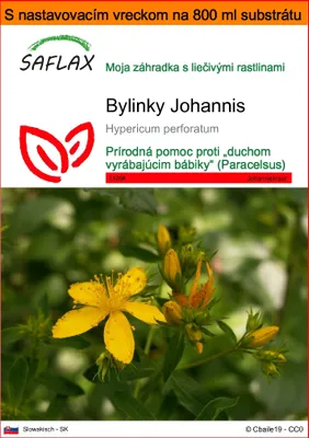 Obrázok produktu pre SAFLAX Garden in the bag - bylinky Johannis - Hypericum perforatum - 300 Semená - S pestovateľským substrátom v praktickom samostaviteľnom vrecku