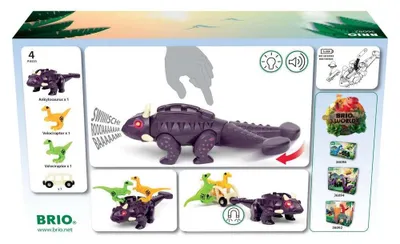 Productafbeelding van Ankylosaurus dinosaurus, BRIO, artikelnummer 63608200