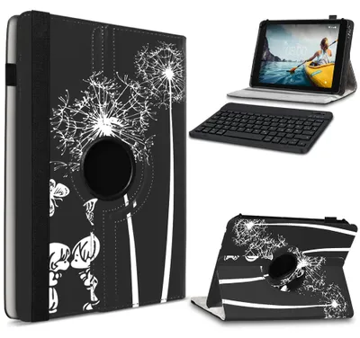 Produktbild von Hülle Tastatur Tasche für Teclast ArtPad Air Keyboard Schutzhülle Bluetooth QWERTZFarbe 360 Uni:Motiv 12