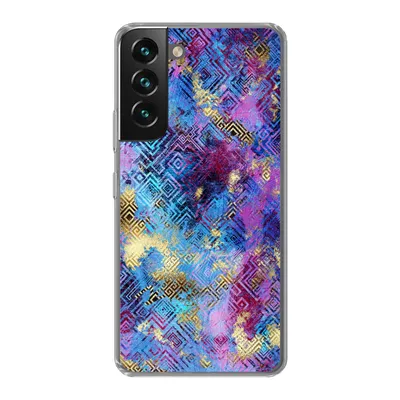 Produktbild von MuchoWow® Handyhülle Schutzhülle Hülle für Samsung Galaxy S22 Marmor - Farbe - Geometrische Formen Silikon Softcase Handy Hülle - Mobiltelefonhülle