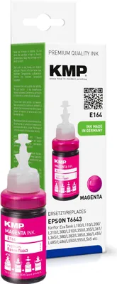 Immagine prodotto di KMP Tinte EcoTank T6643 magenta 6500 S. E164 kompatibel