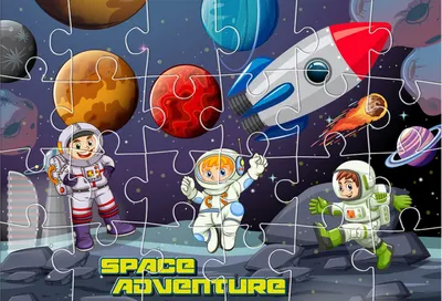 Immagine prodotto di puzzle Space junior cartone 24 teile