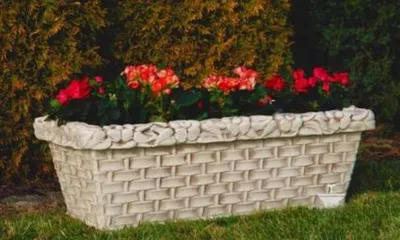 Zdjęcie produktu dla Design doniczka doniczka doniczka doniczka doniczki figura deco skrzynka na kwiaty deco