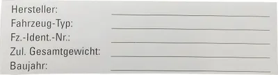 Image de Plaque d'identification universelle pour Vespa tous les modèles
