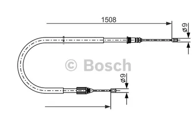 Produktbild von Bosch Seilzug, Feststellbremse  1 987 477 890
