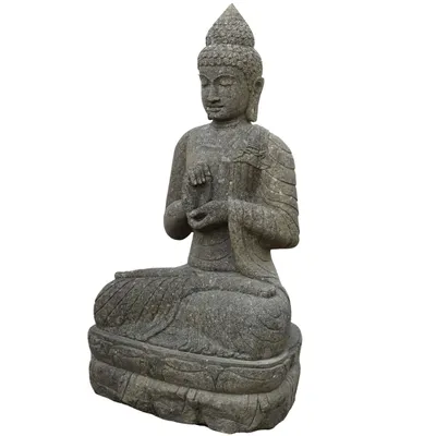 Produktbild von Buddha Figur Pallavaram 65 x 80 x 150 cm
