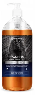 Produktbild von Eurowet Shampoo für dunkles Fell bei Hunden, 1 l
