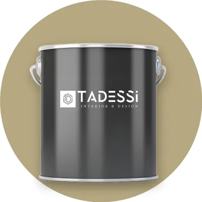 Produktbild von TADESSI Wandfarbe Grün - Olivbeige - abwaschbare Innenfarbe matt - Dispersionsfarbe - Geruchsarm und Lösemittelfrei - 5 Liter Gebinde