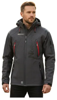 Produktbild von Geographical Norway Techno DB MEN 056 Herren Softshelljacke (WU4563H/GN-DARK GREY) WU4563H/GN-DARK GREY/WU1060 D-Grey