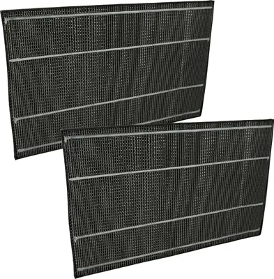Produktbild von vhbw 2x Aktivkohlefilter kompatibel mit Sharp KC- A50EUW Luftreiniger - Luftfilter Schwarz