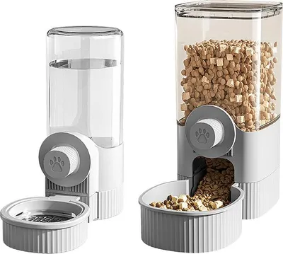Produktbild von Automatischer Hänge-Futter- und Wasserspender für Kaninchen, Welpen, Kätzchen, Frettchen und Igel.