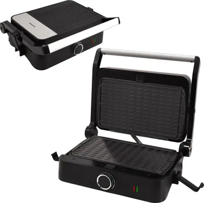 Produktbild von Syntrox Germany Multifunktionsmaker 1000W Wechselplatten Edelstahl schwarz