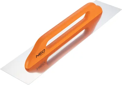 Obrázek produktu pro NEO TOOLS Stěrka, tloušťka čepele 0,7 mm, 580x128mm, stěrka s čepelí z nerezové oceli | Ergonomická, lakovaná dřevěná rukojeť, čepel z nerezové oceli
