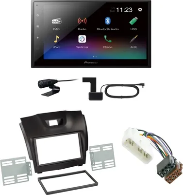 Produktbild von Pioneer DMH-A340DAB USB Bluetooth MP3 USB Bluetooth Einbauset für Isuzu D-Max 2