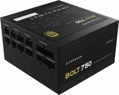 Obrázek produktu pro Napájecí zdroj Forgeon Bolt 750W 750W 80+ Gold Full Modular Power Supply