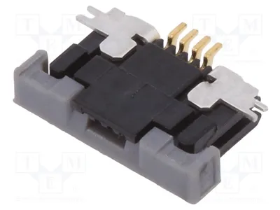 Immagine prodotto di 5 connettori: FFC (FPC) orizzontale. Tipo SFV, con 4 pin, tensione 50V, corrente 500mA. Modello: SFV4R-3STBE1HLF. Tipo FFC