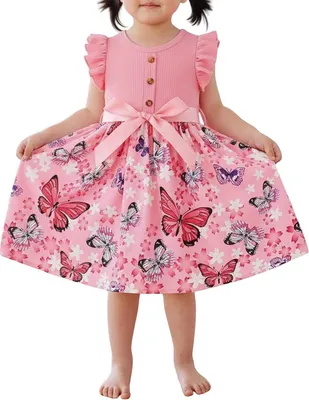 Productafbeelding van Currero Jurk Meisjes Roze 7-8Y