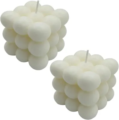 Immagine prodotto di 2 candele profumate, candele decorative realizzate con cera di soia e miele, naturali e profumate, candele artigianali
