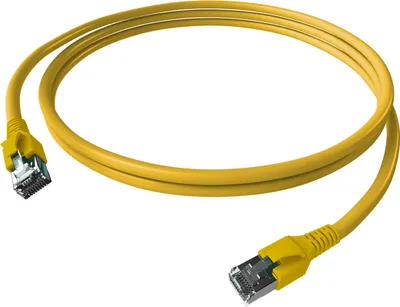 Obrázek produktu pro EasyLan FlexBoot patch kabel Cat.6A, S/FTP, žlutý, 1,5 m