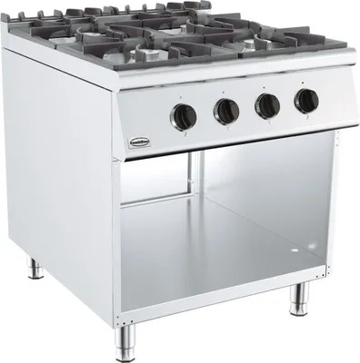 Zdjęcie produktu dla Podstawa kuchenki gazowej Combisteel 900 z 4 palnikami, wolnostojąca, stal nierdzewna